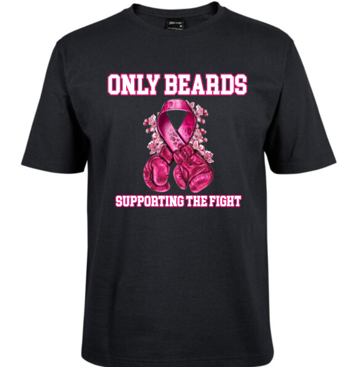 Breast Cancer Awareness - Only Beards (unisex tshirt)