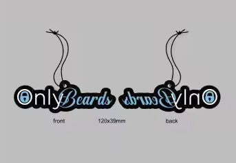Only Beards Air Fresheners - Black Ice