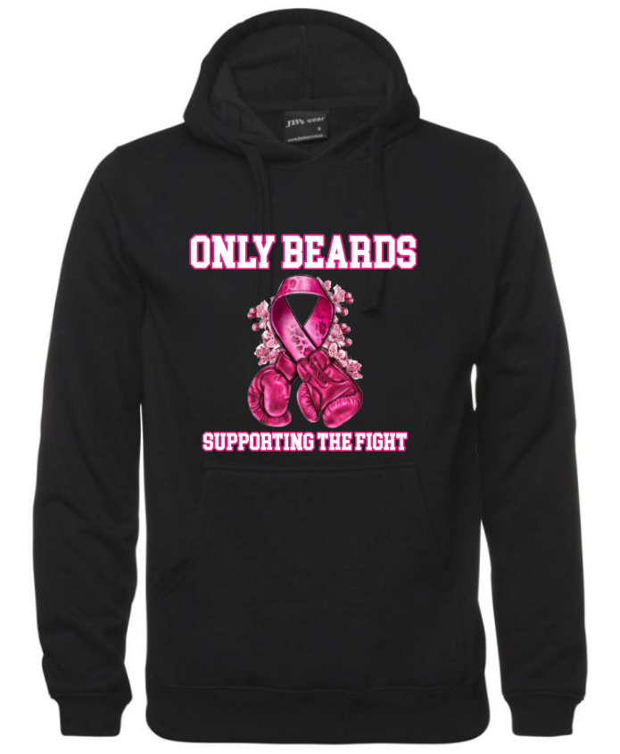 Breast Cancer Awareness - Only Beards (unisex hoodie)