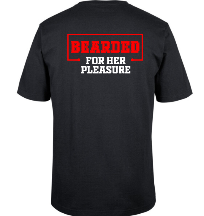 Bearded For Her Pleasure - short sleeve tee