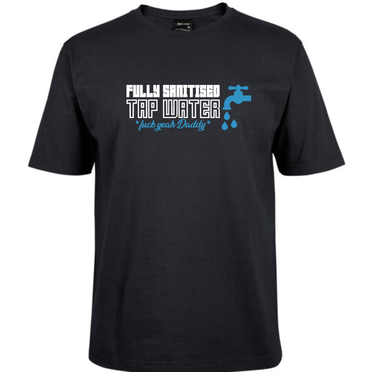 TikTok Damo - Sanitised Tap Water short sleeve tee