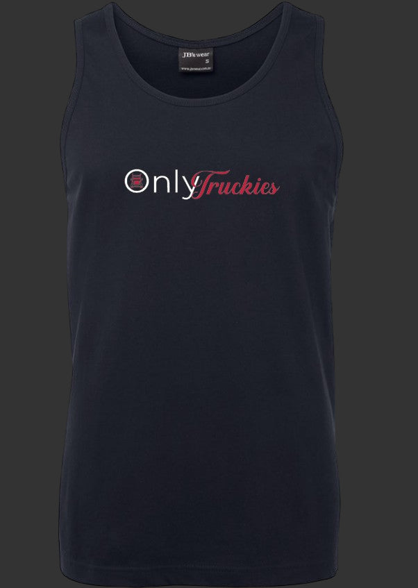 Only Truckies - MHM Mental Health Matter (unisex singlet)