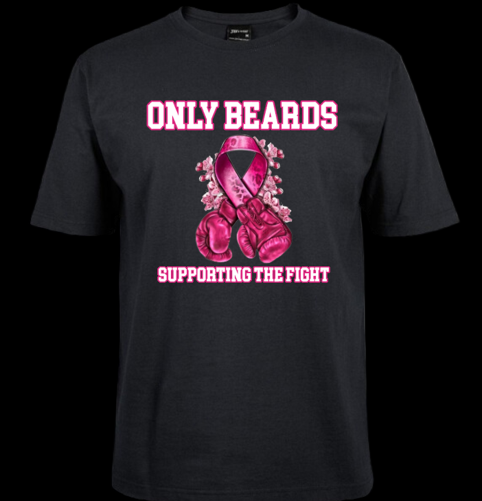 Breast Cancer Awareness - Only Beards (unisex tshirt)