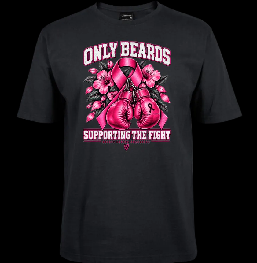 Breast Cancer Awareness - Only Beards (unisex tshirt)