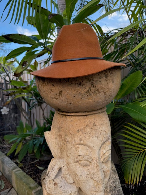 100% Wool Hat Floppy Style - Honeycomb