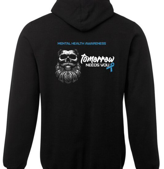 Only Beards Mental Health - hoodie
