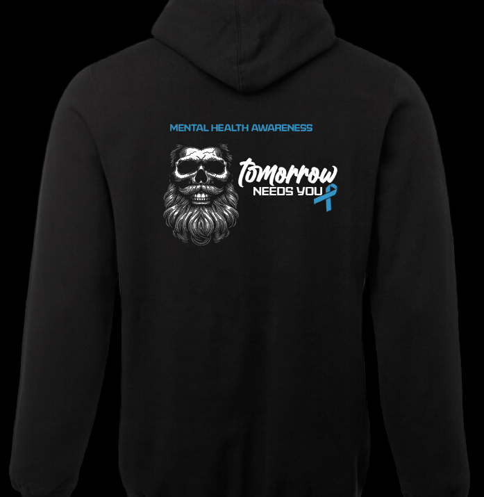Only Beards Mental Health - hoodie