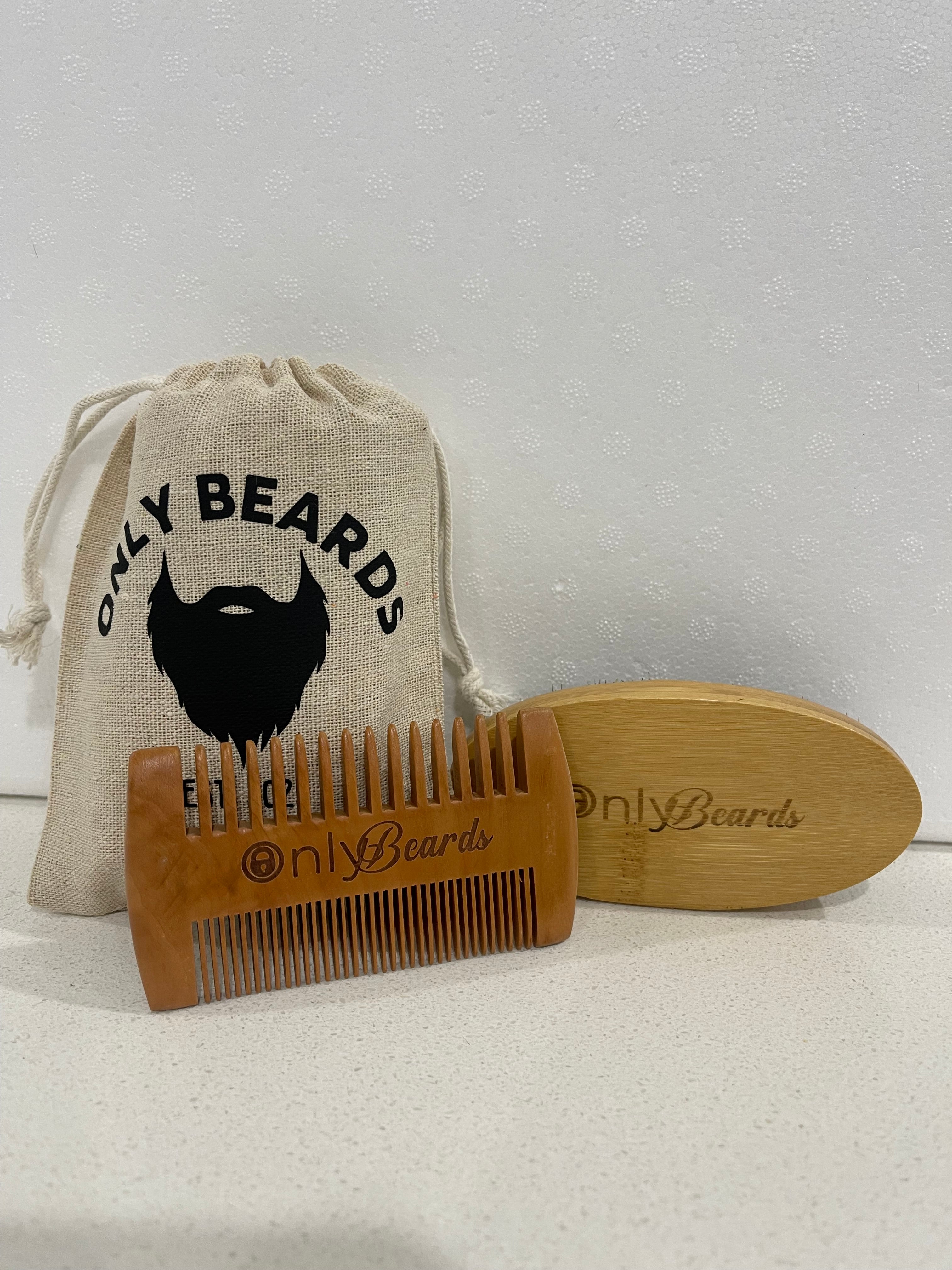 04. OnlyBeards Beard Brush & Comb set