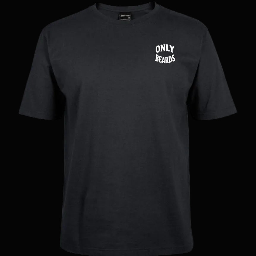 Only Beards - Cross Skull (short sleeved tee)