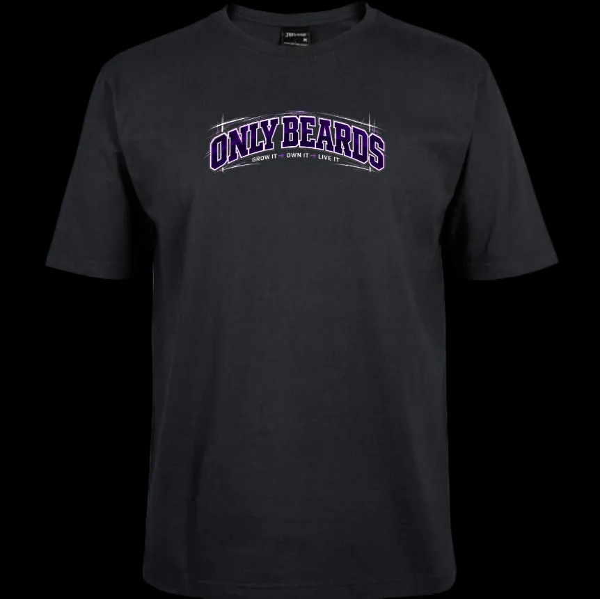 Only Beards - Varsity Grid (short sleeved tee)