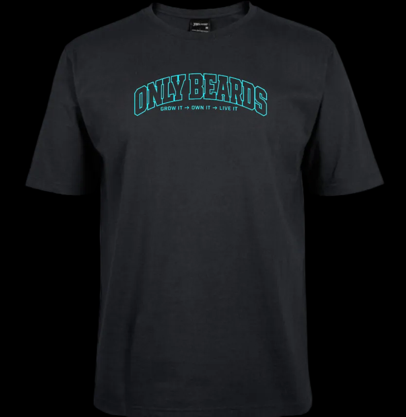 Only Beards - Varsity Grid (short sleeved tee)