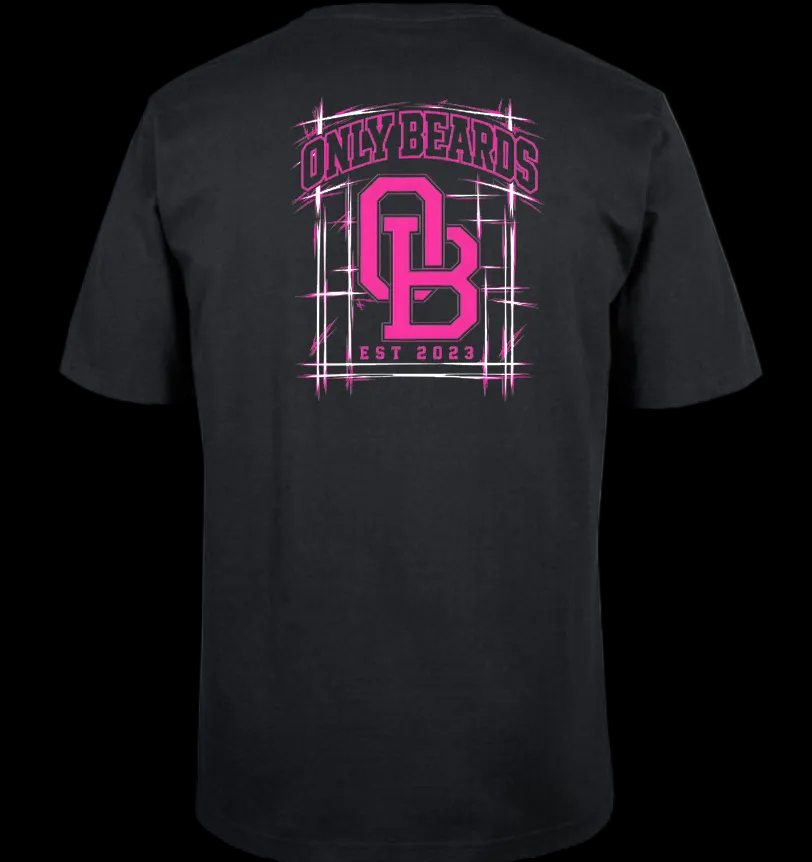 Only Beards - Varsity Grid (short sleeved tee)