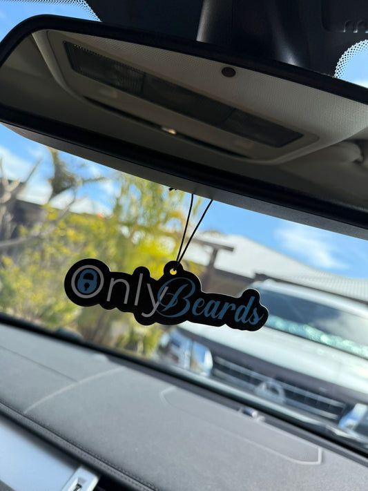 Only Beards Air Fresheners - Black Ice