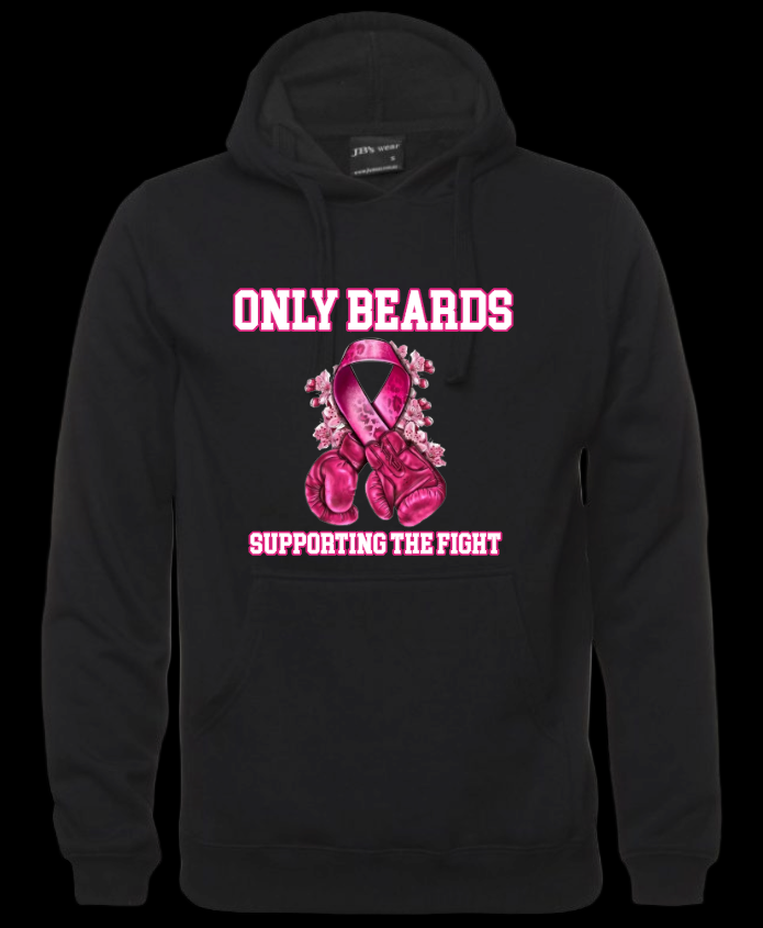 Breast Cancer Awareness - Only Beards (unisex hoodie)