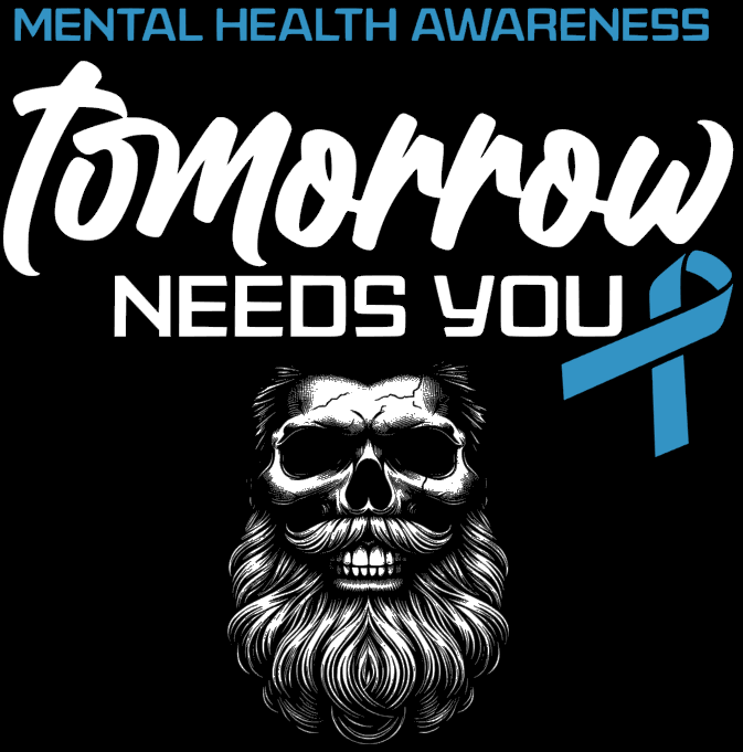 Only Beards Mental Health - ladies singlet