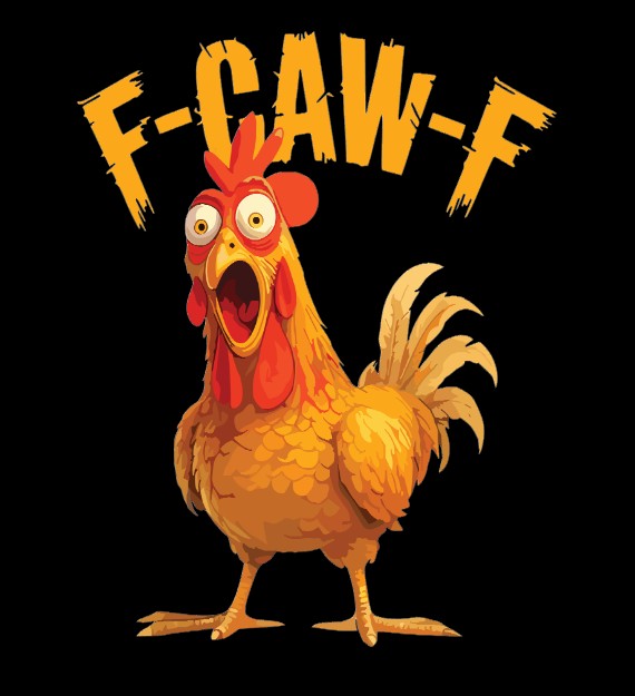 F CAW F (unisex singlet)
