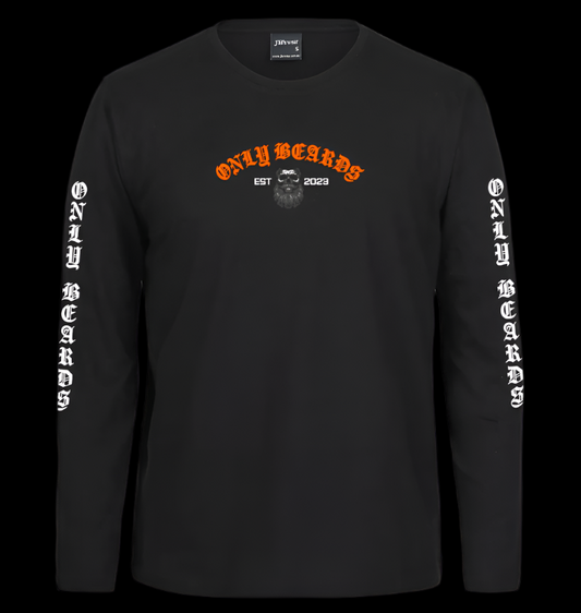 Only Beards - Old English Skull (long sleeved)