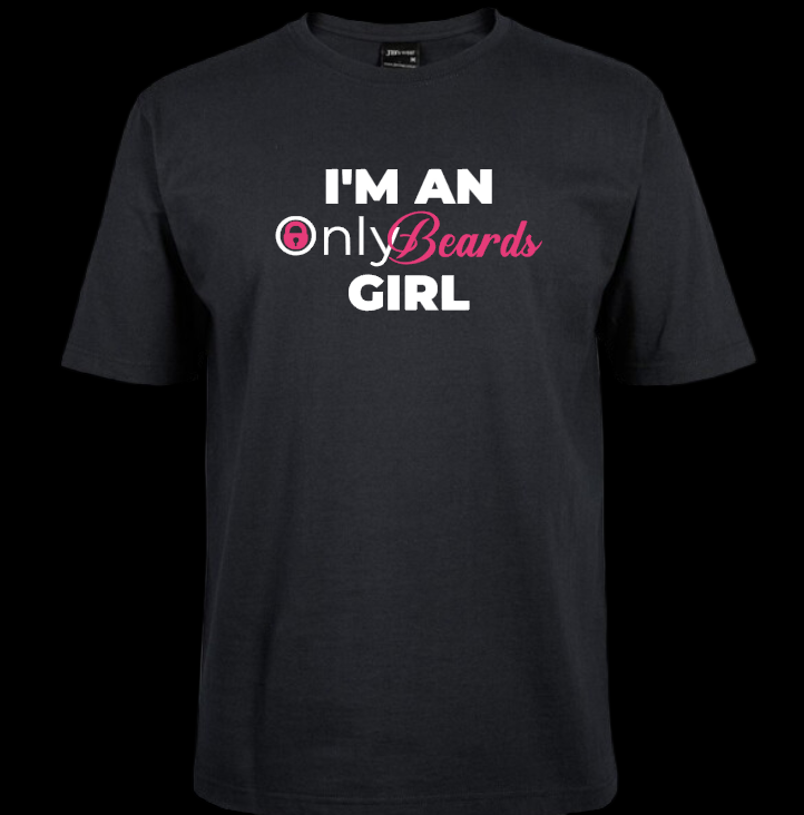 I'm an OnlyBeards girl - short sleeve tee