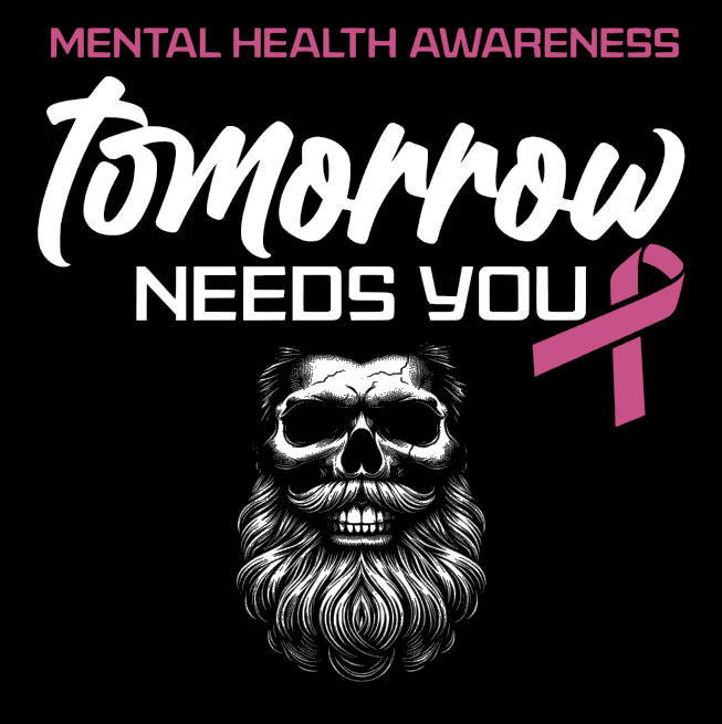 Only Beards Mental Health - ladies singlet