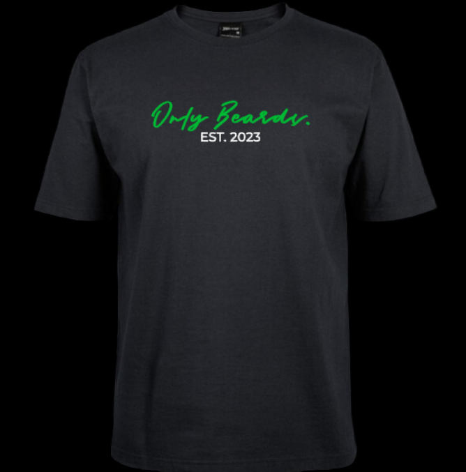 OnlyBeards Calligraphy - short sleeve tee