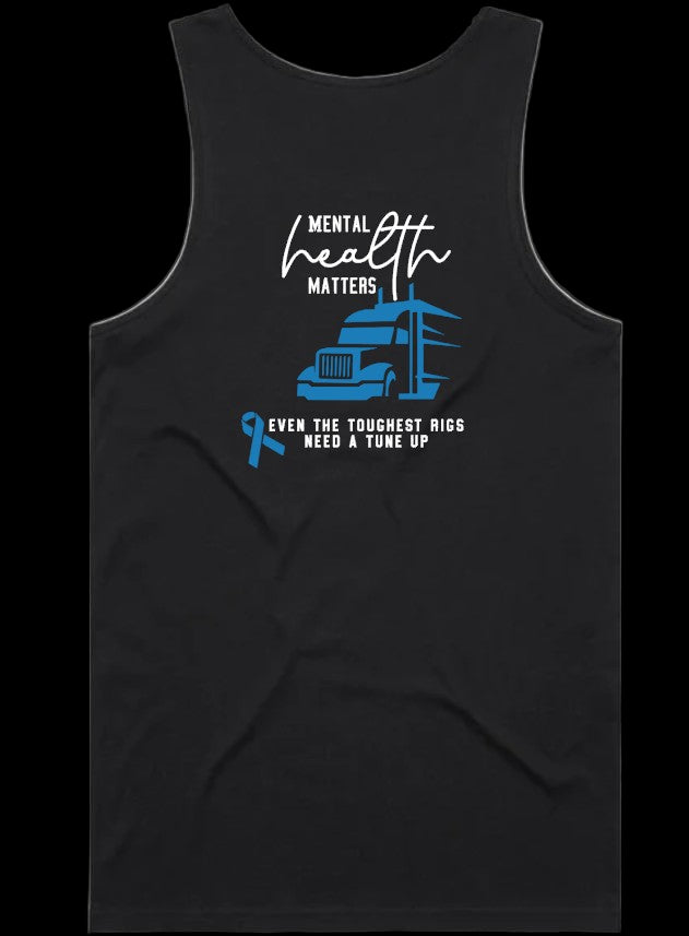 Only Truckies Mental Health Matters - singlet unisex