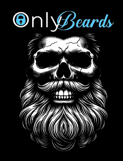 Only Beards Skull - short sleeved tee