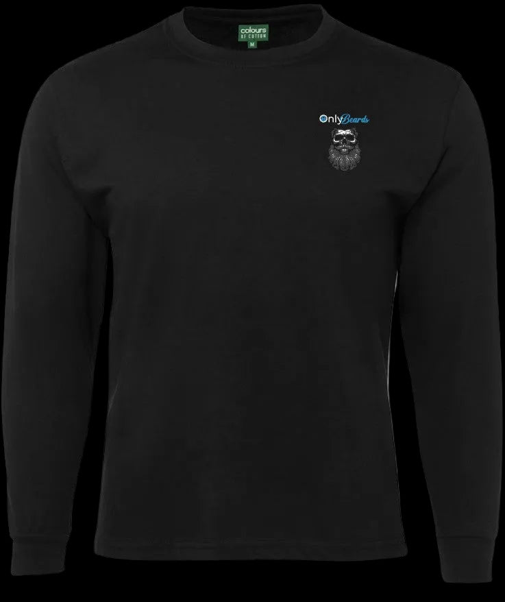 Only Beards - Skull (long sleeve tee)