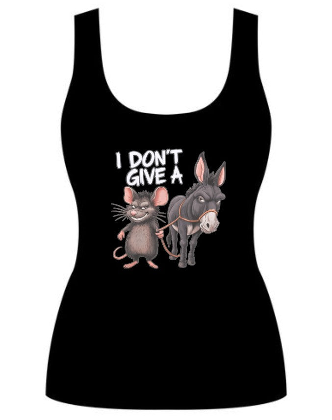 I Don't Give a Rats (ladies tank & cami)