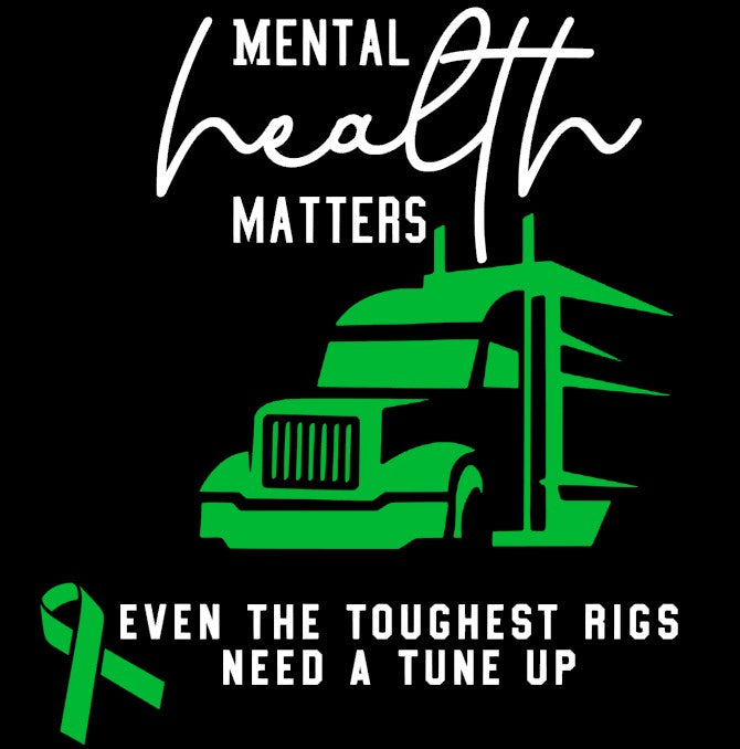 Only Truckies Mental Health Matters - singlet unisex