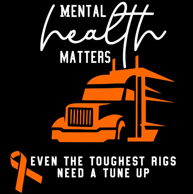 Only Truckies Mental Health Matters - singlet unisex