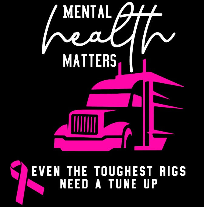 Only Truckies Mental Health Matters - singlet unisex