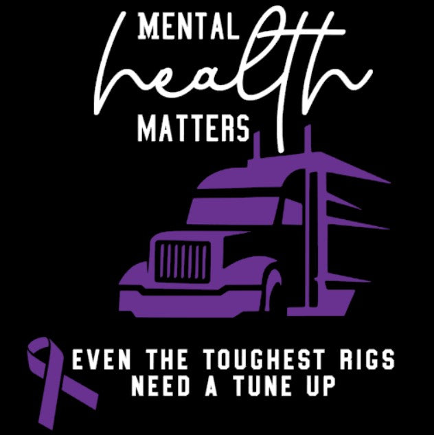 Only Truckies Mental Health Matters- short sleeve tee