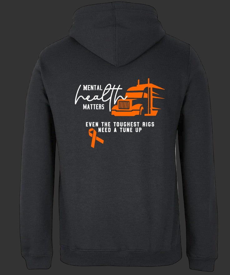 Only Truckies Mental Health Matters - hoodie