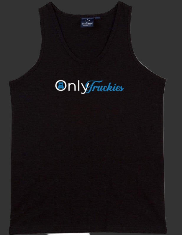 Only Truckies Mental Health Matters - singlet unisex